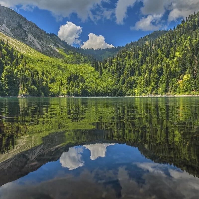 Озера Абхазии - озеро Малая Рица